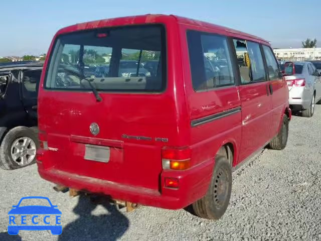 1999 VOLKSWAGEN EUROVAN MV WV2MH2700XH001531 зображення 3