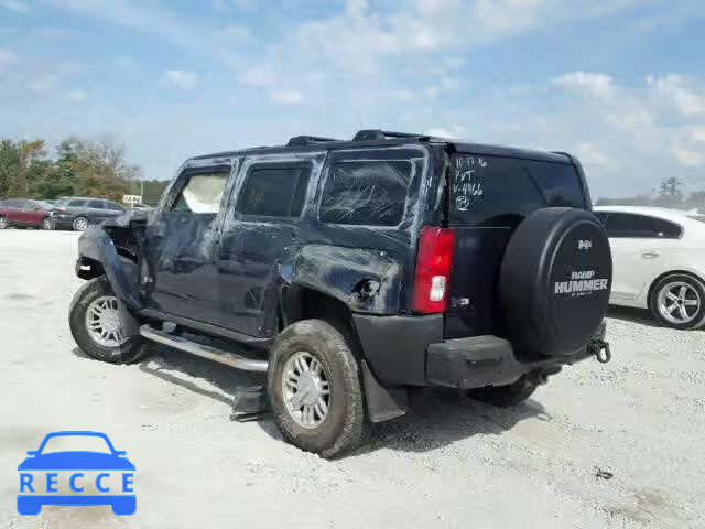 2007 HUMMER H3 SUV 5GTDN13E878174466 image 2