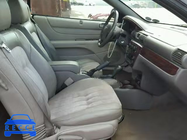 2005 CHRYSLER SEBRING TO 1C3EL55R65N635059 зображення 4