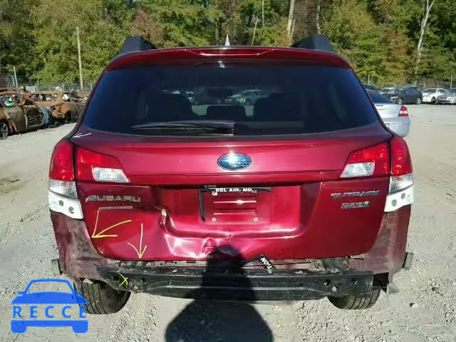 2011 SUBARU OUTBACK 2. 4S4BRBKC1B3404729 image 9