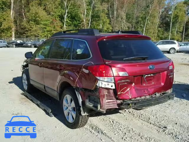 2011 SUBARU OUTBACK 2. 4S4BRBKC1B3404729 зображення 2