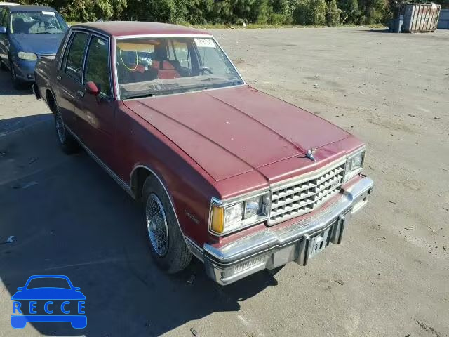 1984 CHEVROLET CAPRICE CL 2G1AN69H5E9102272 image 0