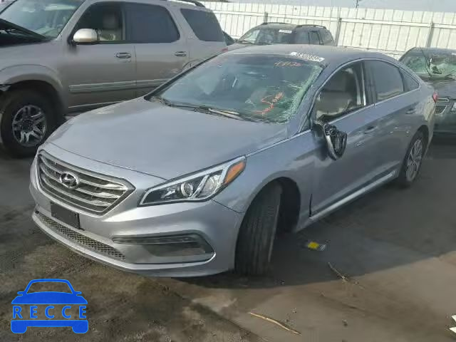 2016 HYUNDAI SONATA SPO 5NPE34AF5GH267851 image 1