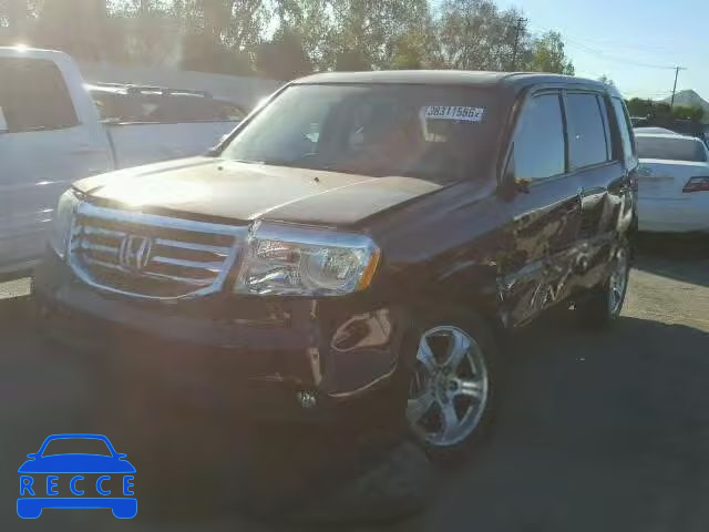 2014 HONDA PILOT EXL 5FNYF3H52EB001632 image 1