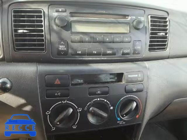 2005 TOYOTA COROLLA CE 1NXBR32E35Z487103 image 9