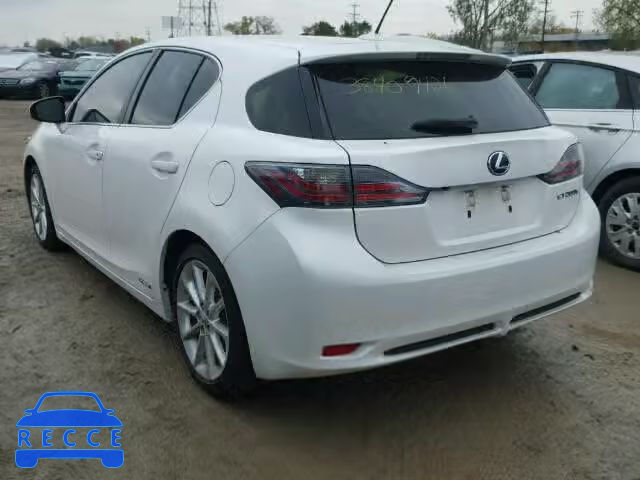 2012 LEXUS CT200H JTHKD5BH2C2103733 image 2