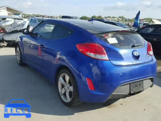 2012 HYUNDAI VELOSTER KMHTC6AD6CU033473 image 2