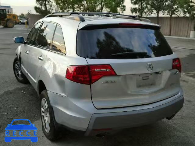 2009 ACURA MDX TECH 2HNYD28669H524526 image 2