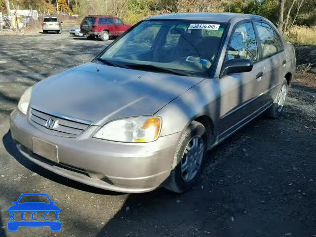2001 HONDA CIVIC LX 2HGES16561H584850 image 1