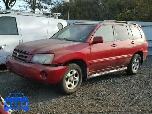 2003 TOYOTA HIGHLANDER JTEHD21A530021968 зображення 1