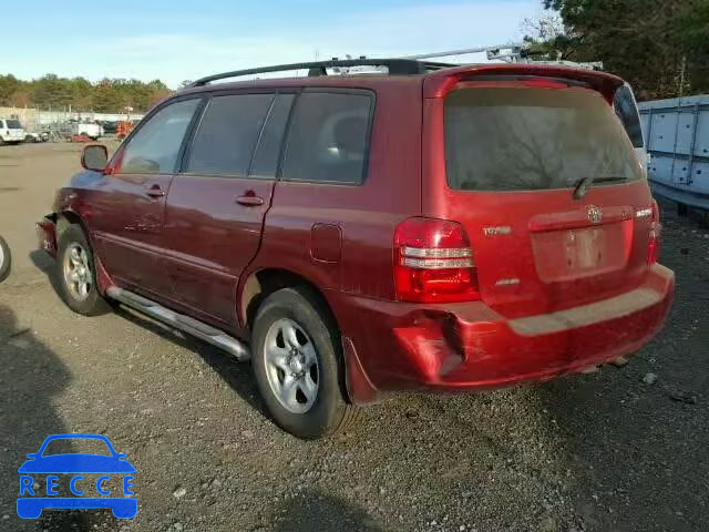 2003 TOYOTA HIGHLANDER JTEHD21A530021968 зображення 2