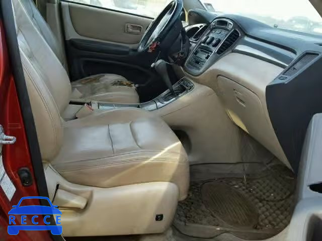 2003 TOYOTA HIGHLANDER JTEHD21A530021968 зображення 4