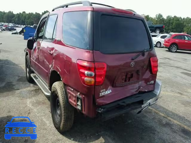 2001 TOYOTA SEQUOIA SR 5TDZT34A61S056770 image 2