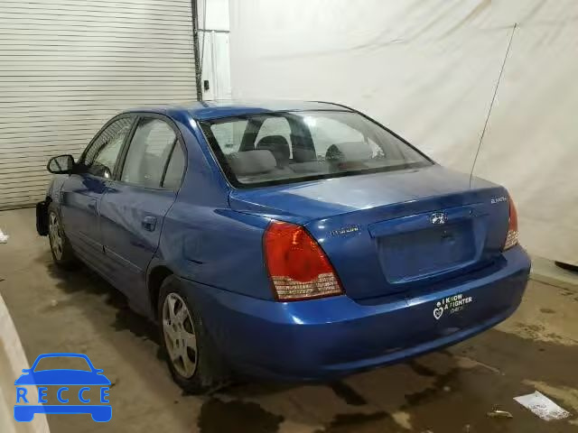 2006 HYUNDAI ELANTRA GL KMHDN46D26U224291 image 2