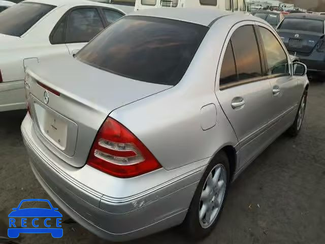 2004 MERCEDES-BENZ C240 WDBRF61JX4A564043 зображення 2