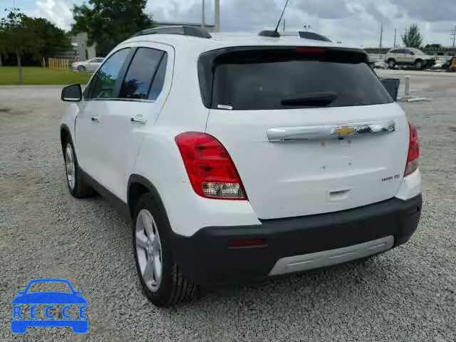 2016 CHEVROLET TRAX LTZ 3GNCJMSB9GL160561 зображення 2