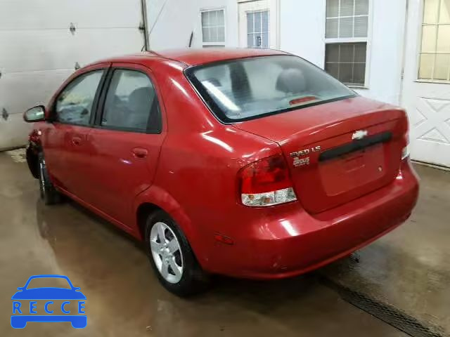 2005 CHEVROLET AVEO/LS KL1TD52635B460675 image 2