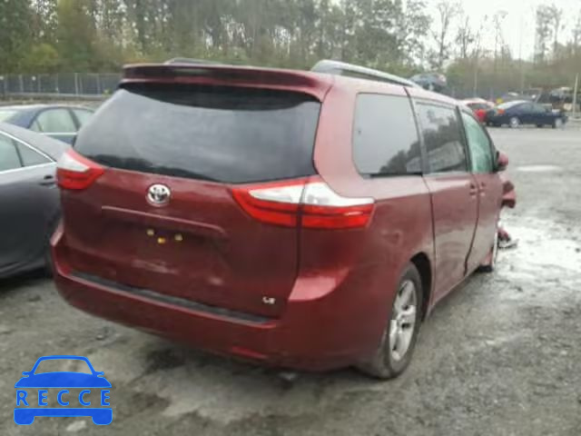 2015 TOYOTA SIENNA LE 5TDKK3DC0FS532136 image 3