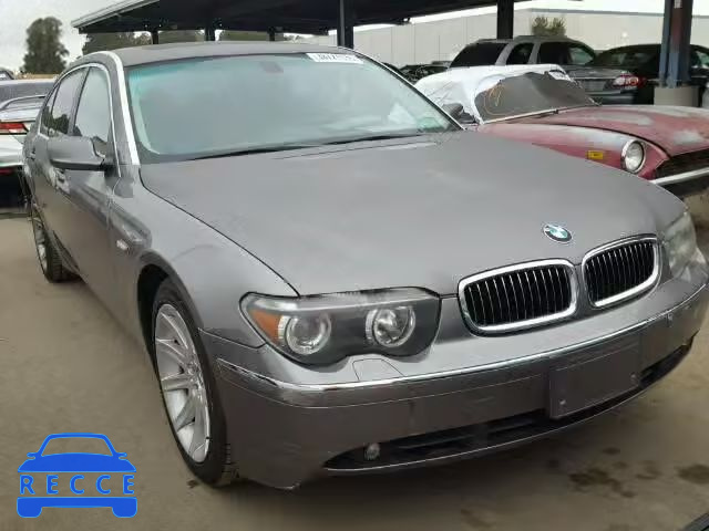 2003 BMW 745LI WBAGN63463DS44828 image 0