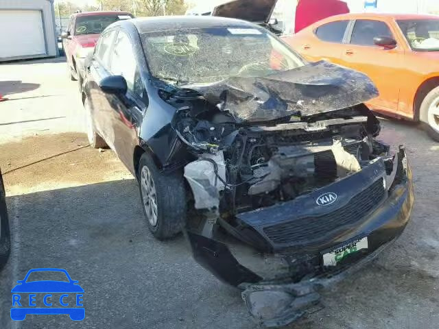 2014 KIA RIO LX KNADM4A3XE6370136 image 0