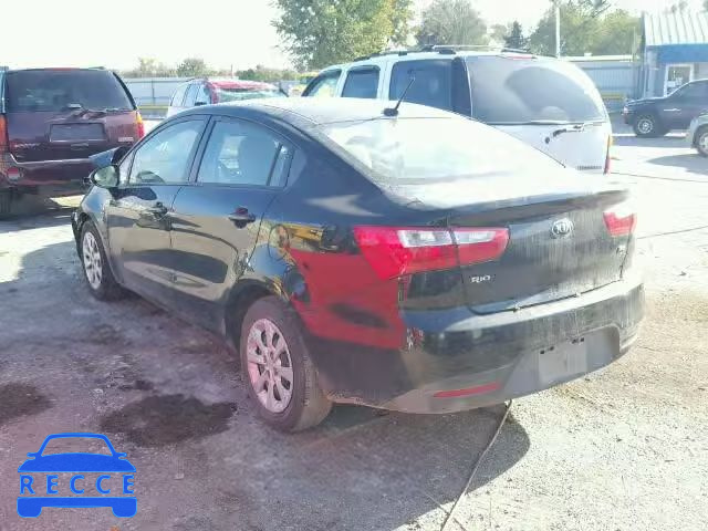 2014 KIA RIO LX KNADM4A3XE6370136 image 2