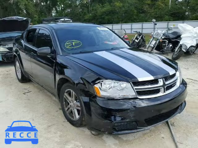 2012 DODGE AVENGER SX 1C3CDZCB2CN177695 зображення 0