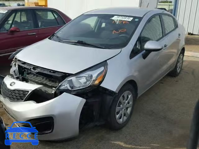 2014 KIA RIO LX KNADM4A35E6391704 image 1
