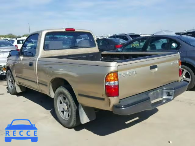 2001 TOYOTA TACOMA 5TENL42N71Z853378 image 2