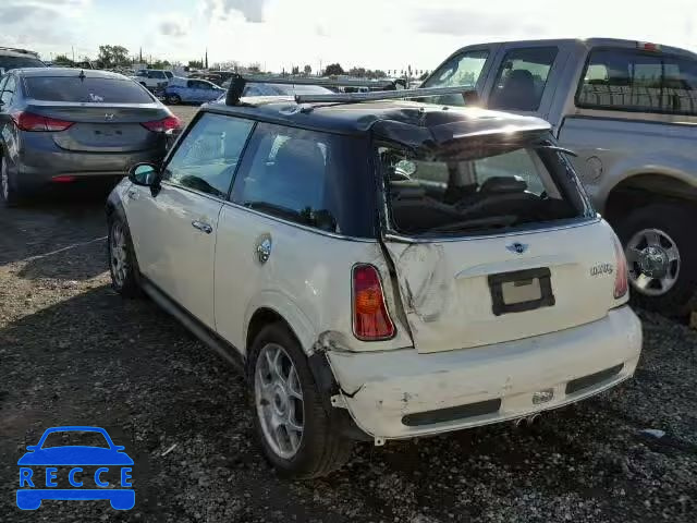 2004 MINI COOPER S WMWRE33434TD84031 image 2