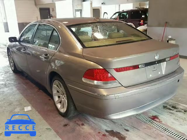 2005 BMW 745LI WBAGN63555DS59283 зображення 2