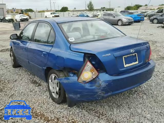 2006 HYUNDAI ELANTRA GL KMHDN46D76U204246 image 2