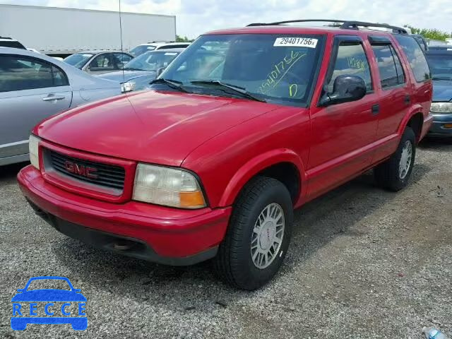 1998 GMC JIMMY 1GKDT13W7W2564177 зображення 1