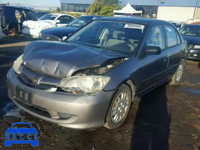 2004 HONDA CIVIC LX 1HGES16574L018767 image 1