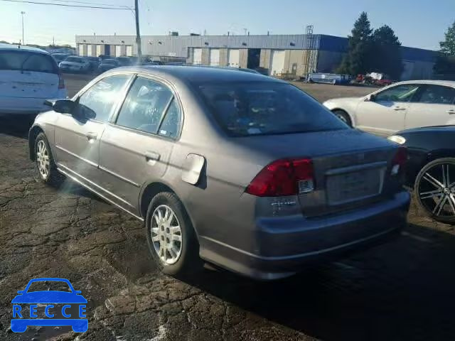 2004 HONDA CIVIC LX 1HGES16574L018767 image 2