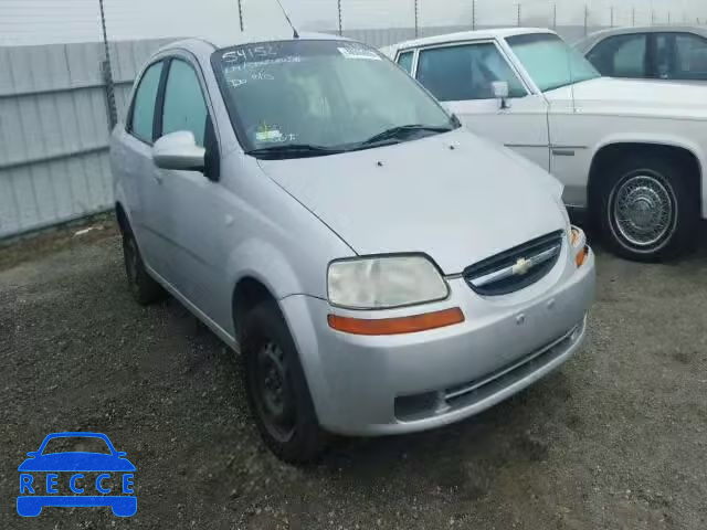 2006 CHEVROLET AVEO/LS KL1TD56626B644162 зображення 0