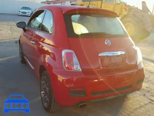 2015 FIAT 500 SPORT 3C3CFFBRXFT507773 зображення 2