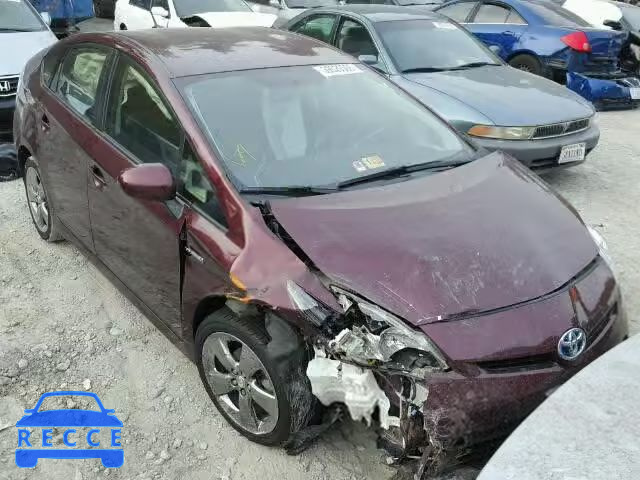 2013 TOYOTA PRIUS JTDKN3DU1D5610992 зображення 0