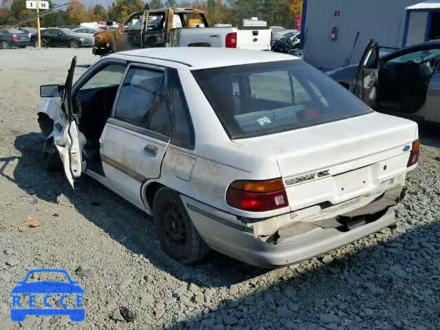 1991 FORD ESCORT LX 1FAPP14J1MW151425 Bild 2