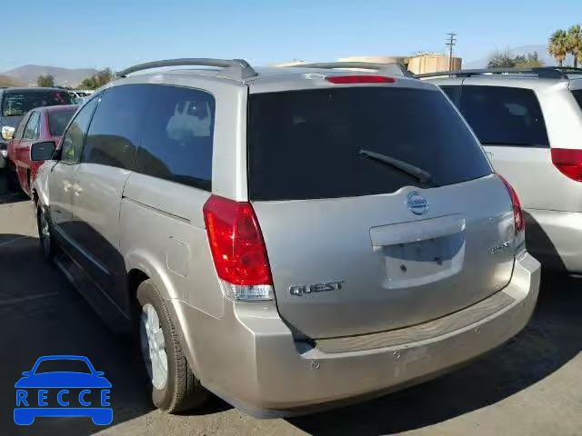 2004 NISSAN QUEST S/SE 5N1BV28U04N325233 image 2