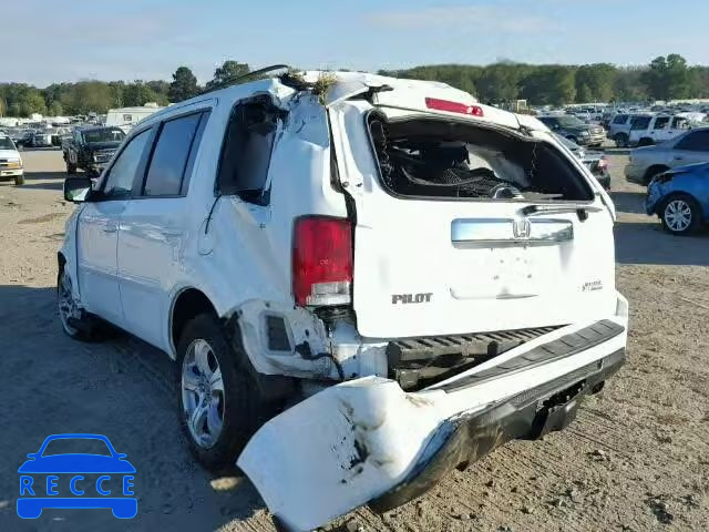 2013 HONDA PILOT EXLN 5FNYF3H73DB042528 image 2