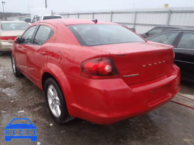 2012 DODGE AVENGER SX 1C3CDZCB7CN154039 зображення 2