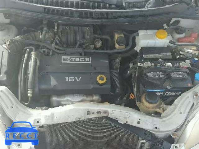 2007 CHEVROLET AVEO/LS KL1TD56687B100850 зображення 6