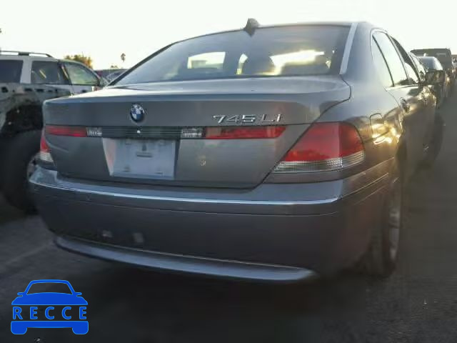 2004 BMW 745LI WBAGN635X4DS55373 image 3