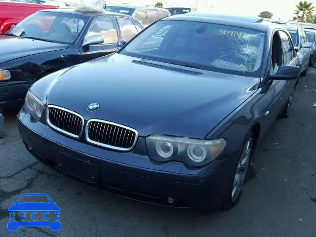 2004 BMW 745LI WBAGN634X4DS50567 image 1