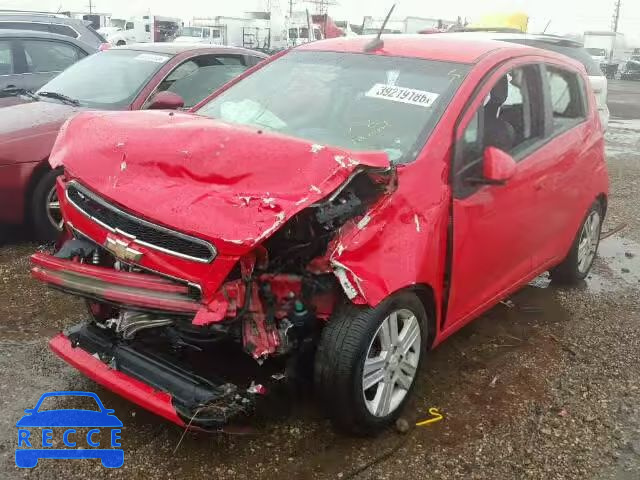 2014 CHEVROLET SPARK 1LT KL8CD6S98EC437288 зображення 1