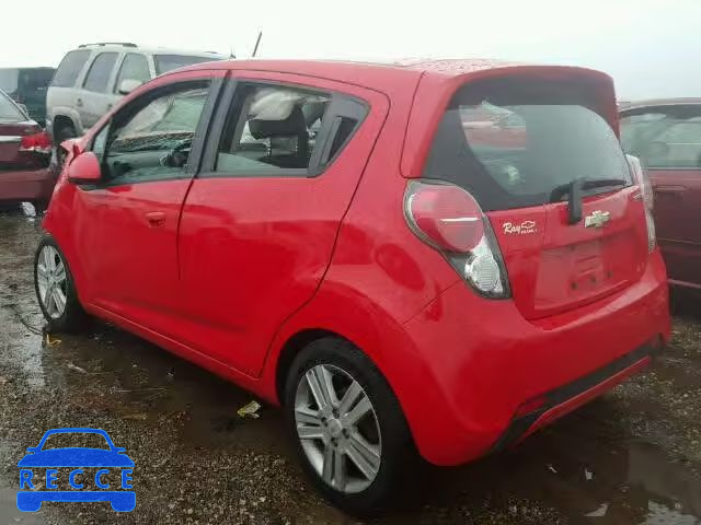 2014 CHEVROLET SPARK 1LT KL8CD6S98EC437288 зображення 2