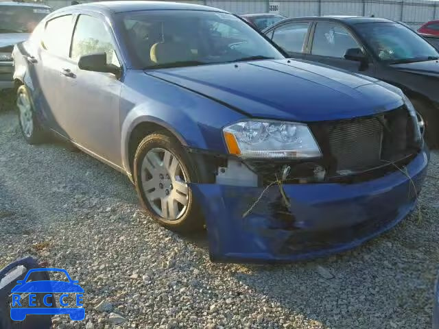 2014 DODGE AVENGER SE 1C3CDZAB5EN121031 image 0