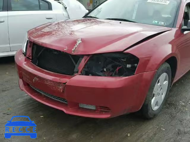 2008 DODGE AVENGER SE 1B3LC46K58N613431 зображення 9