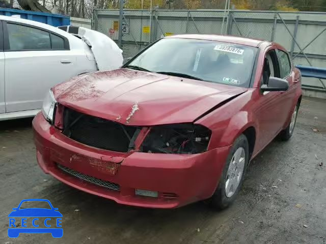 2008 DODGE AVENGER SE 1B3LC46K58N613431 зображення 1