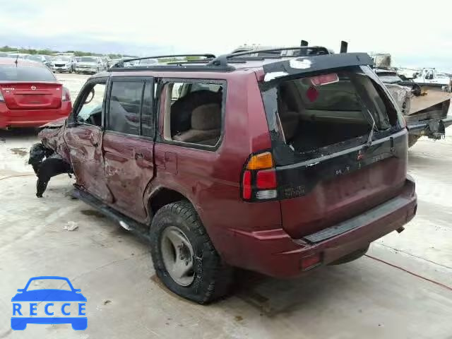 2000 MITSUBISHI MONTERO SP JA4MT31H3YP027009 image 2